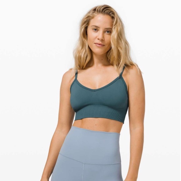 LULULEMON Ebb to Street Bra C/D Cup * Desert Teal - Picture 1 of 3